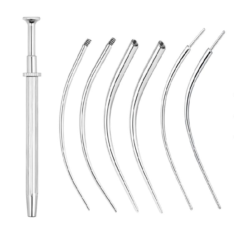 Kit Applicatori per Gioielli per il Corpo per Orecchio Naso Labbra Include Perni Filettati Senza Filettatura Accessori per Piercing in Acciaio Inossidabile