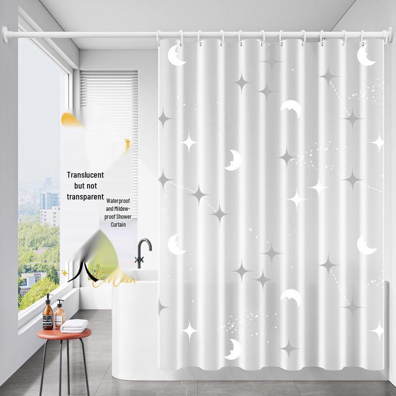 LIEI Waterproof Shower Curtain