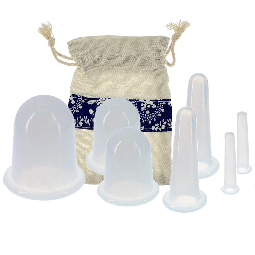 

Силиконовые вакуумные банки для массажа, антицеллюлитный массаж, присоски для лица, подтяжка лица, шеи, скрабирование кожи, гуаша против морщин