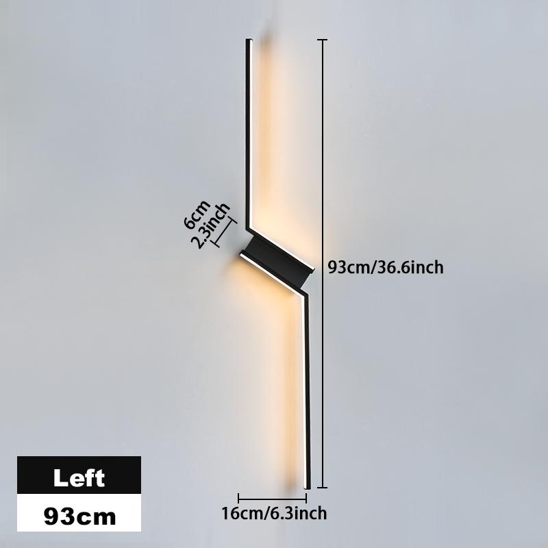 Hockey Interior Wall Light Remote Control LED Wall Lamp Bedroom Decoration Modern Indoor Lighting Lamps 53CM 73CM 93CM LED Light