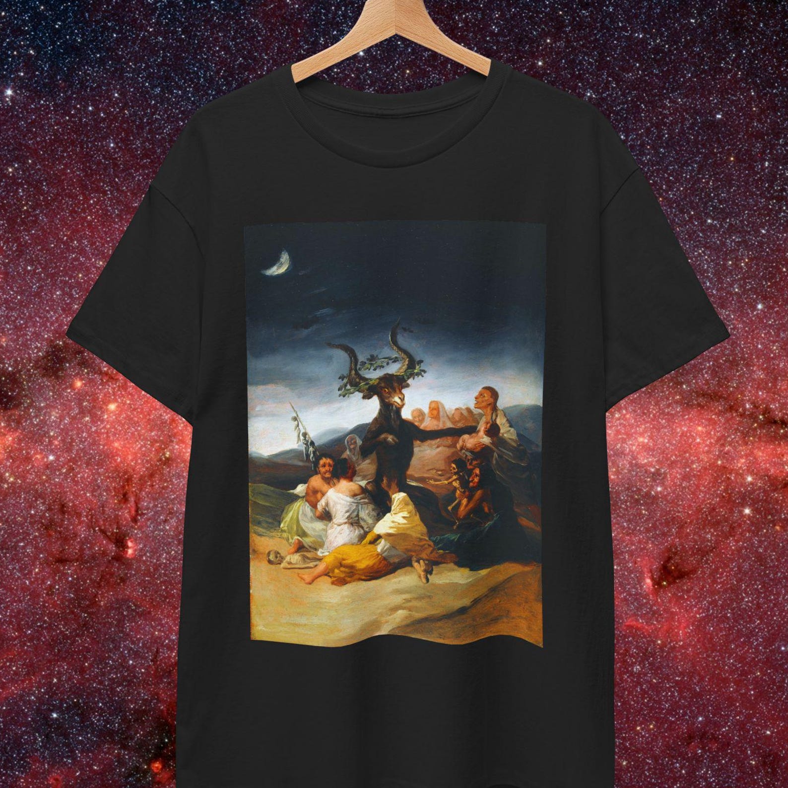Witches Sabbath T shirt, Francisco de Goya T shirt M
