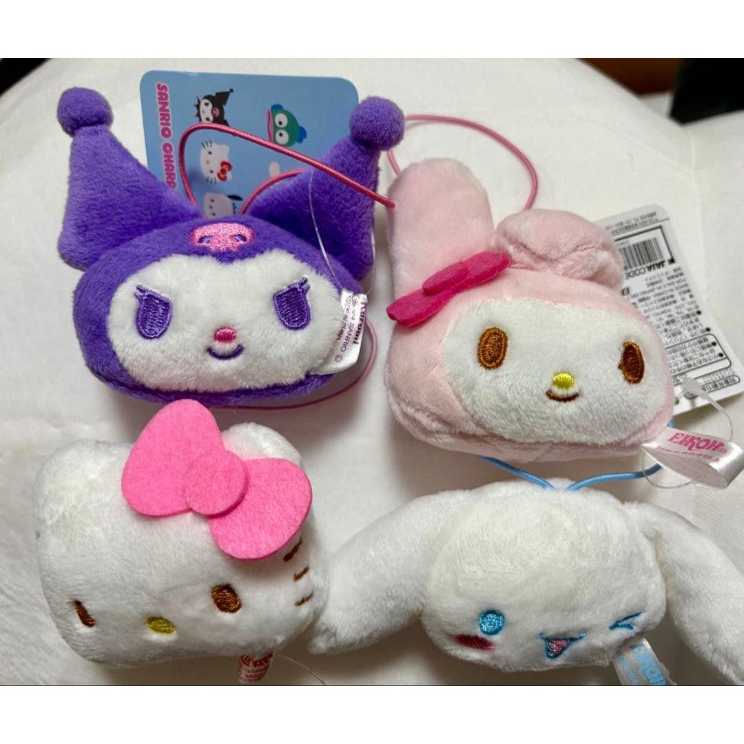 Sanrio stuffed mascot 4 types set Peach Kitty
