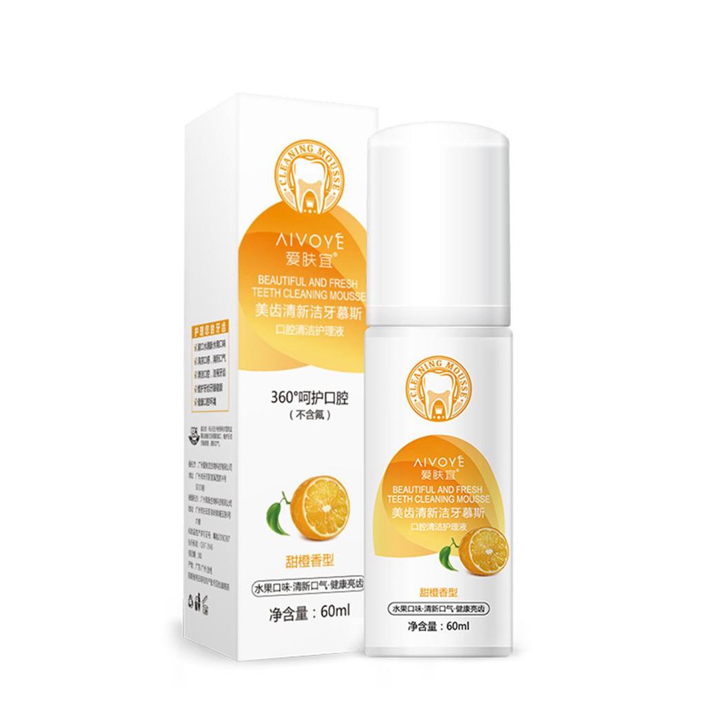 Orange Kräuter Minze frische Zahnpasta verringern Gingivitis