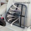 Cushion for The Car Seat,Summer-Friendly,Breathable Lumbar Support,Massage Feature, Back Support,Suitable for Office Use