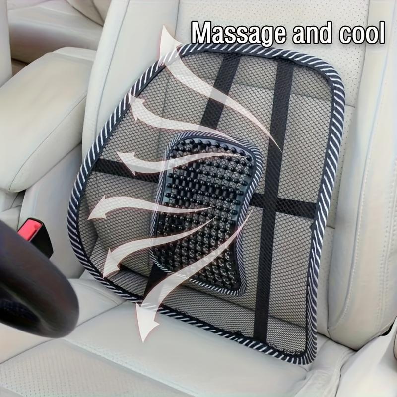 Cushion for The Car Seat,Summer-Friendly,Breathable Lumbar Support,Massage Feature, Back Support,Suitable for Office Use