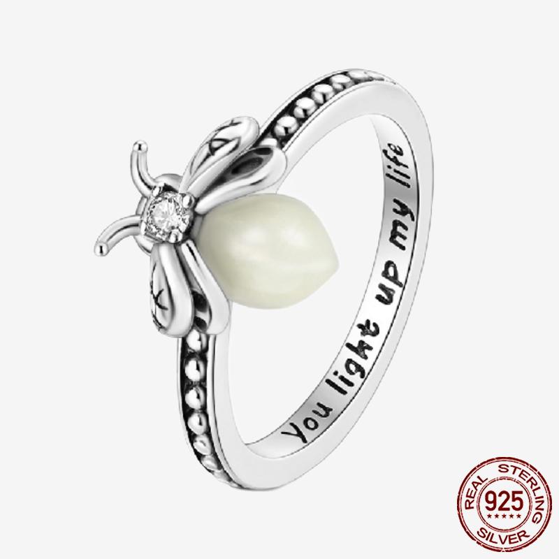 Princess Tiara 925 Silver Sparkling Butterfly Heart Rings For Women DIY Jewelry,Gift, Wedding