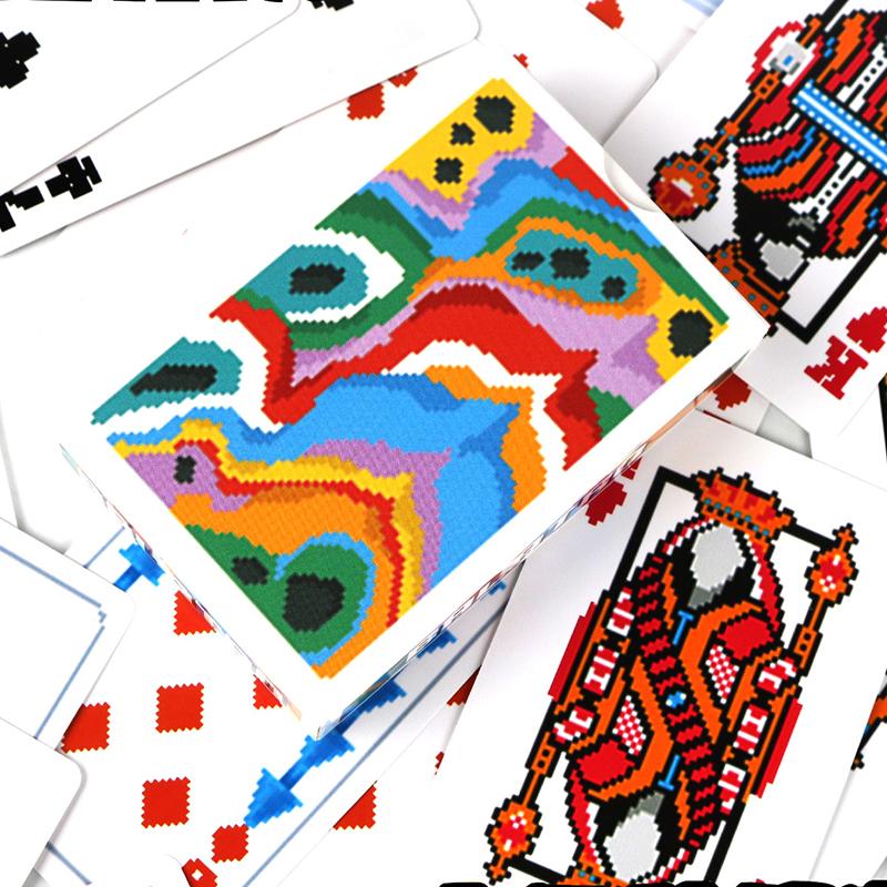 Klassisches Balatro Poker Kartenspiel Wesentliches Partyspiel für Treffen Tischspiele Festlicher Spaß Langlebig Tragbar Spielkarten