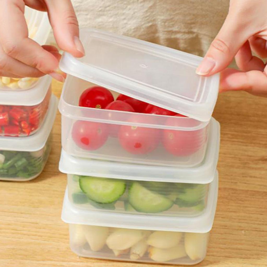 Refrigerator Fresh Food Storage Container Microwave Safe Food Fruit Vegetable Box Airtight Meal Prep Container with Lid