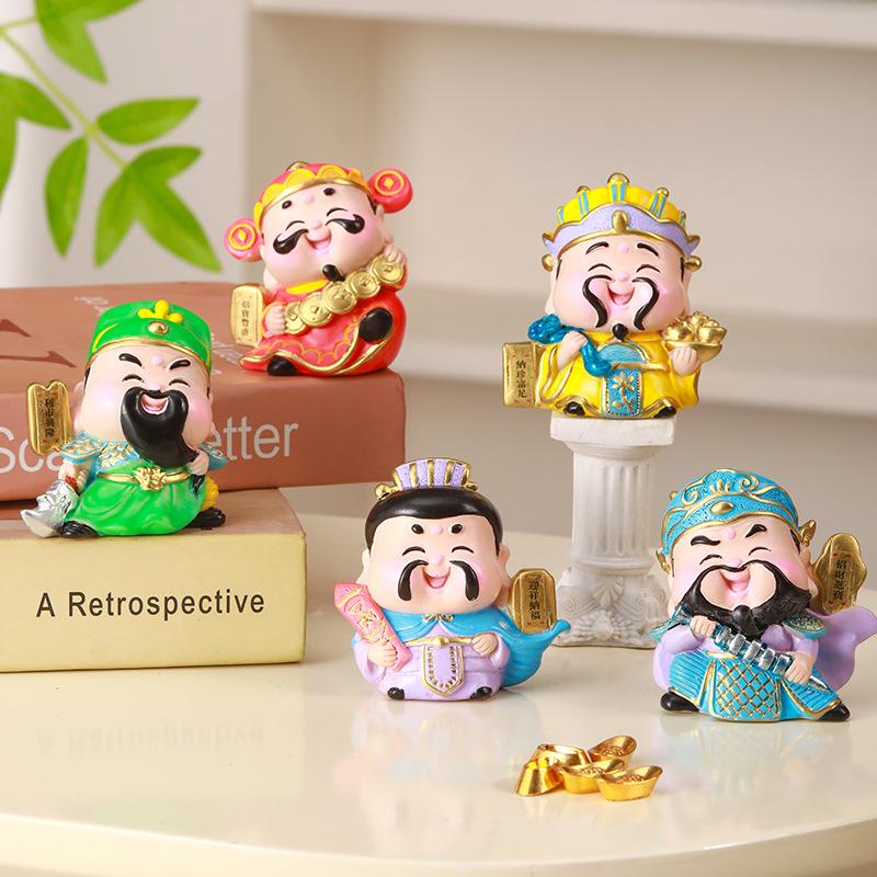 Big Five Ornaments: Five Blessings for Office, Living Room, Study, Desktop, Housewarming