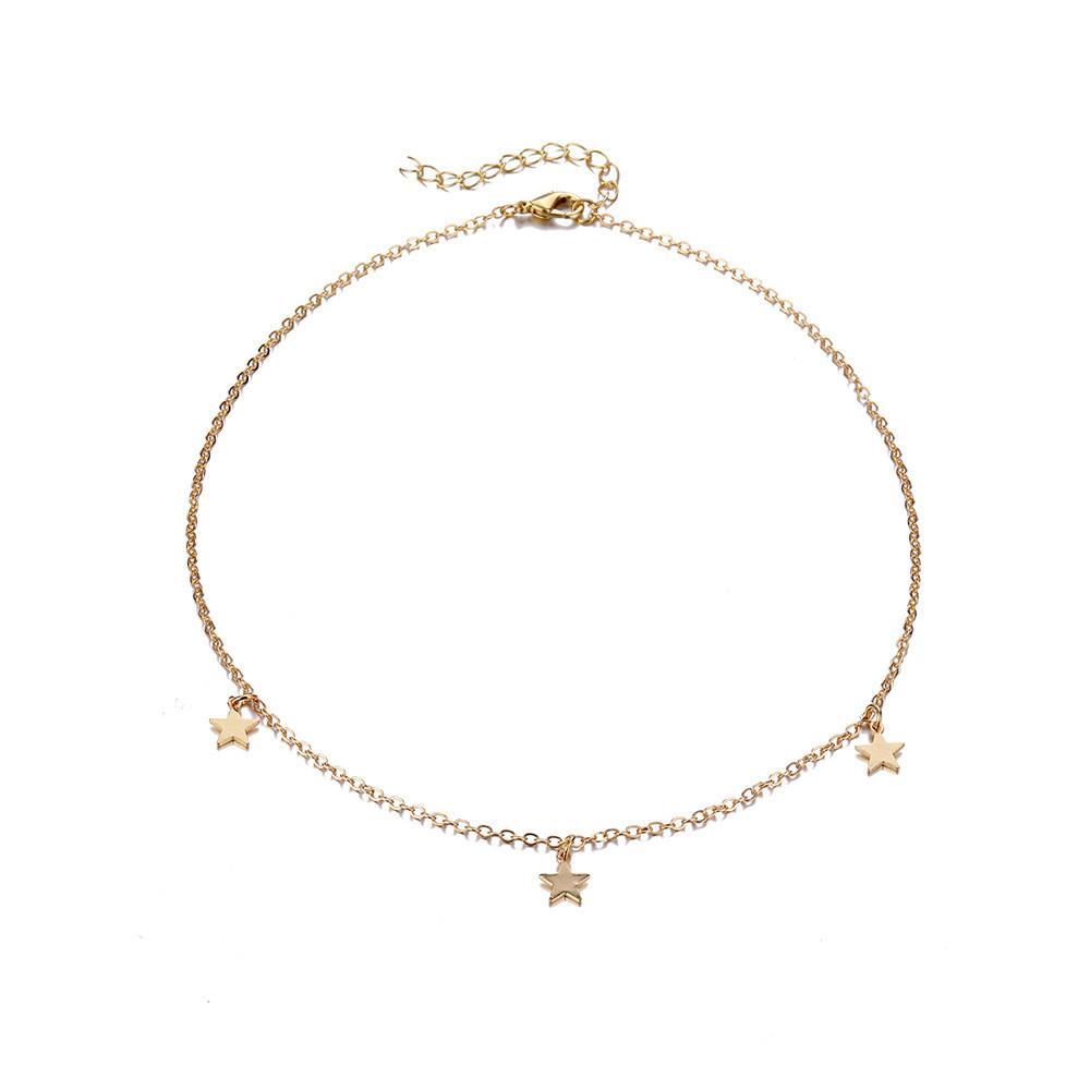Stylish Star Pendant Necklace For Women With Chic All-match Design For Trendy Fashion