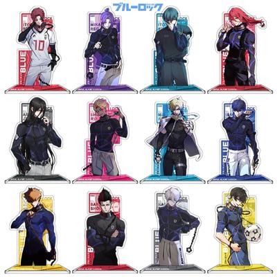 Blue Lock Acrylic Stand Model Figures Nagi Seishiro Mikage Reo Bachira Meguru Anime Desk Display Collection Model Gift