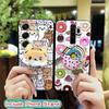 Durable TPU Phone Case For Tecno Camon40 Pro 5G/CM7 cute Phone Lens Protection Quicksand Kickstand protective Anti-knock