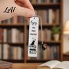 Gift for Book Lovers Cute Cat Bookmark Funny Metal Page Marker with Creative Durable Bookmark Quotes Stainless Steel Readers Lover Rust Proof