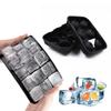 4/6/8/15 Grid Big Ice Tray Mold Food Grade Silicone with Lid Giant Ice Square Tray Summer DIY Ice Maker Home Bar Ice Ball Molds
