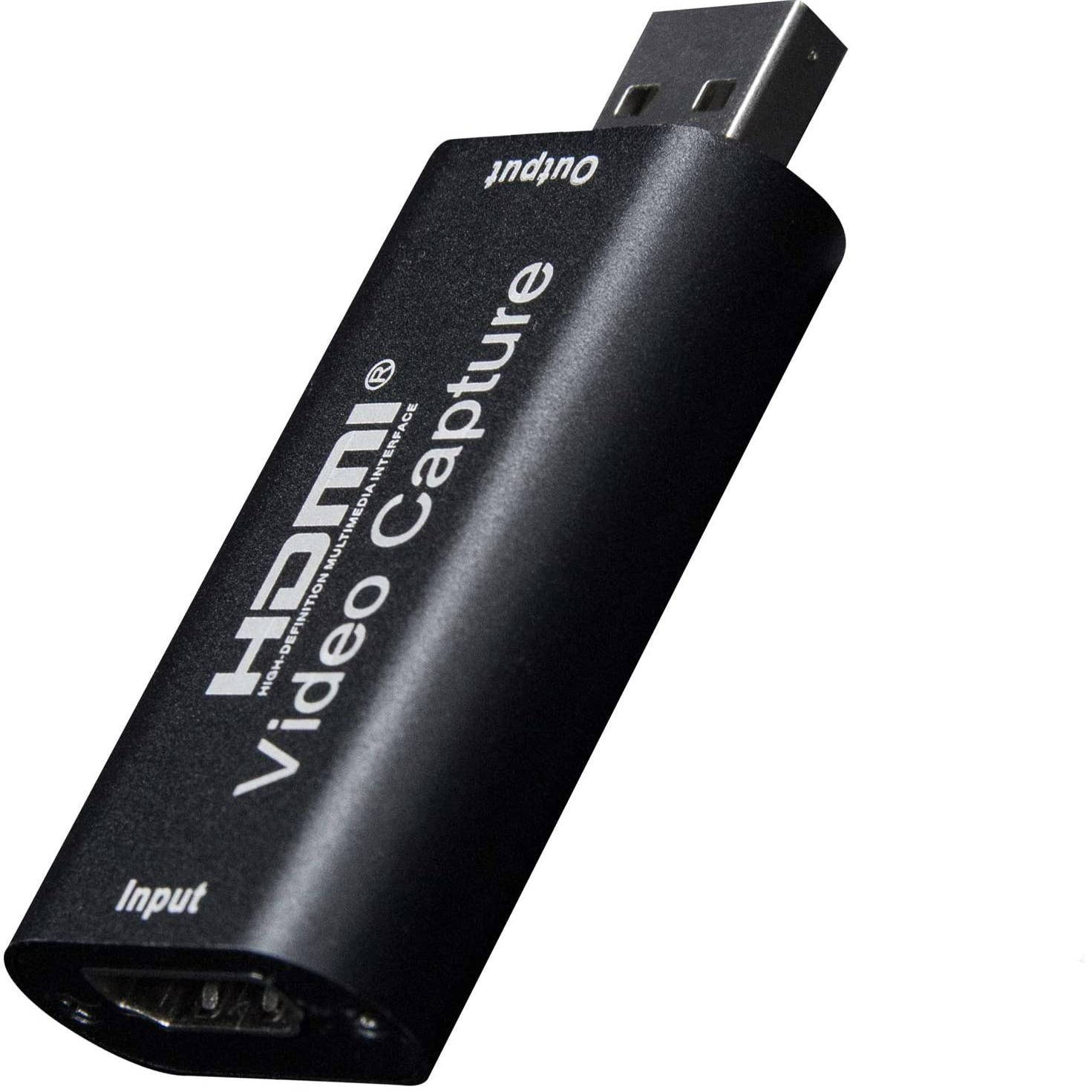 

Карты захвата аудио-видео HDMI-USB 1080p USB2.0 Запись через цифровую зеркальную видеокамеру Action Cam чёрный