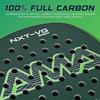 Padel Racket Carbon Fiber Professional Training Single Paddle Men Women