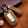Leather Car Key Cover Case For Kia Forte Rio 3 K2 K3 K5 Sportage For Hyundai IX35 Sonata 8 Sorento Optima Forte