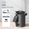 Jundingying Portable Wood Burning Stove Kit