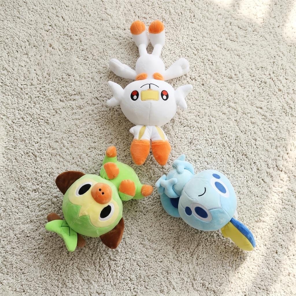 Grookey Scorbunny Sobble Stuffed Doll 8th Generation Plush Toys Cartoon Toys Hobbies Collection Home Decor Toys Gifts