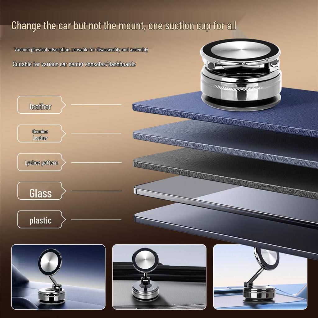 2026 Magnetic Car Phone Holder with Nano Glue Base