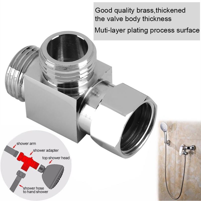 3 Way Brass Chrome Diverter G1 2 T Shape Adapter For Shower Arm Mounted At Affordable S Free Real Reviews With Photos Joom 3 Way Brass Chrome Diverter G1 2 T, Shower Arm Adapter