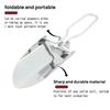 Stainless Steel Folding Shovel Lightweight Anti Slip Handle Camping Shovel with Oxford Storage Bag Mini Gardening Shovel