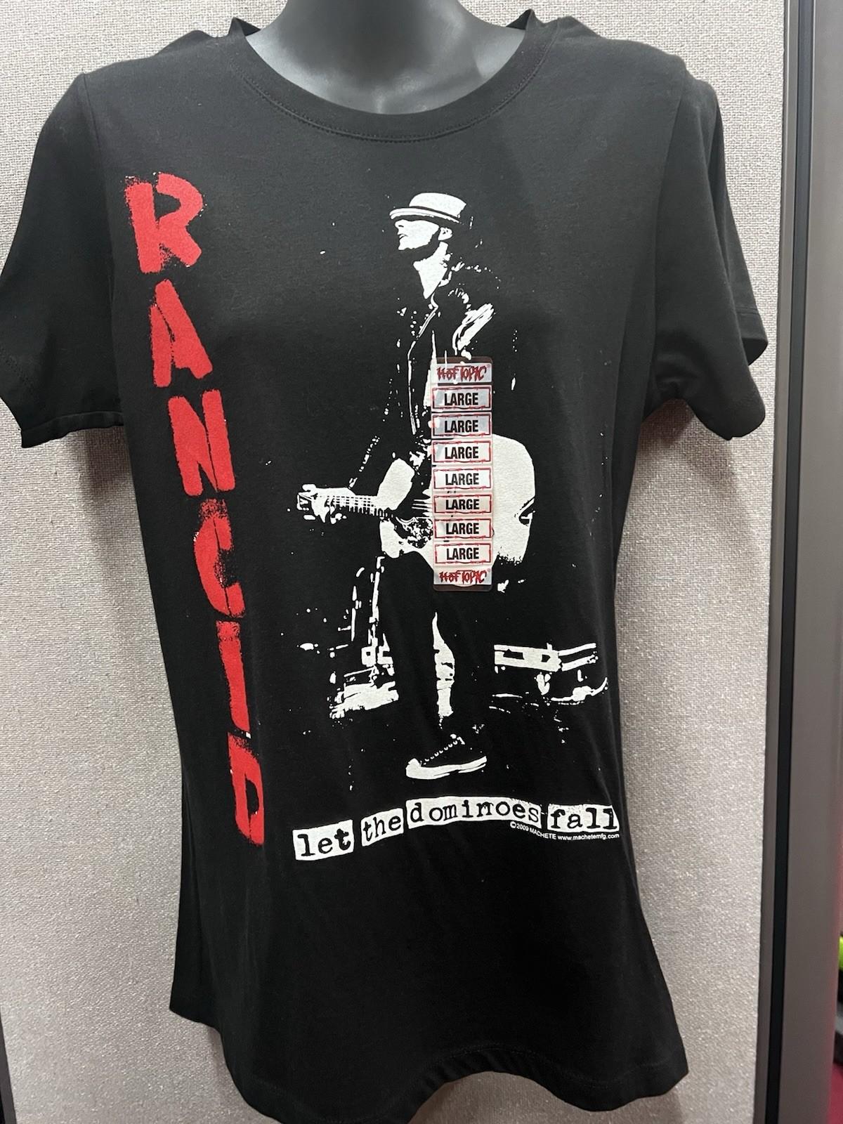 Rancid - Let the Dominoes Fall Juniors T-Shirt, Large S разноцветный