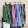 2025 Women's Lyocell-Cotton Pajama Set: Round Neck, Long Sleeve, Thin Pants, Simple Print