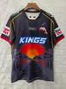 NRL Warriors Broncos Fiji Rabbit Jaguar Short Sleeve Rugby Jerseys Training Suit