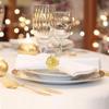 10pcs Napkin Rings Alloy Hollow Out Flower Napkin Holder Dinning Table Napkin Ring for Dinner Parties Wedding Banquet Family Gatherings Table Decor