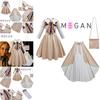 Dress Cosplay M3gan Set Girlsladylik Outfit Party Costume Bag Cloak Daily Fans