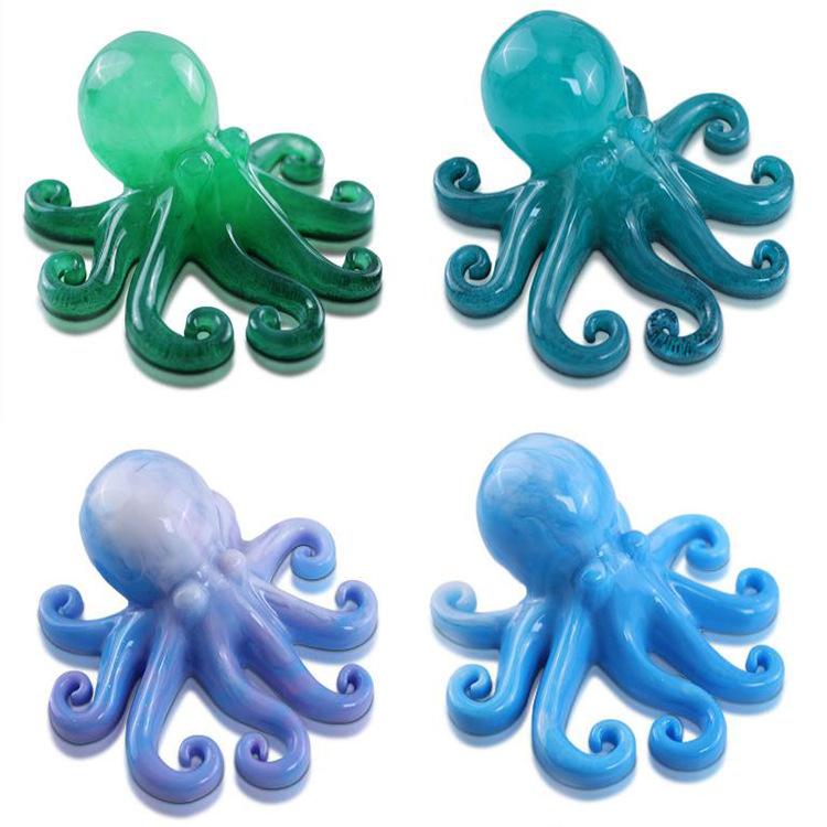DIY Crystal Dropper Mold, Epoxy Resin, Ocean, 3D Octopus, Squid, Octopus, Mirror, Silicone Mold