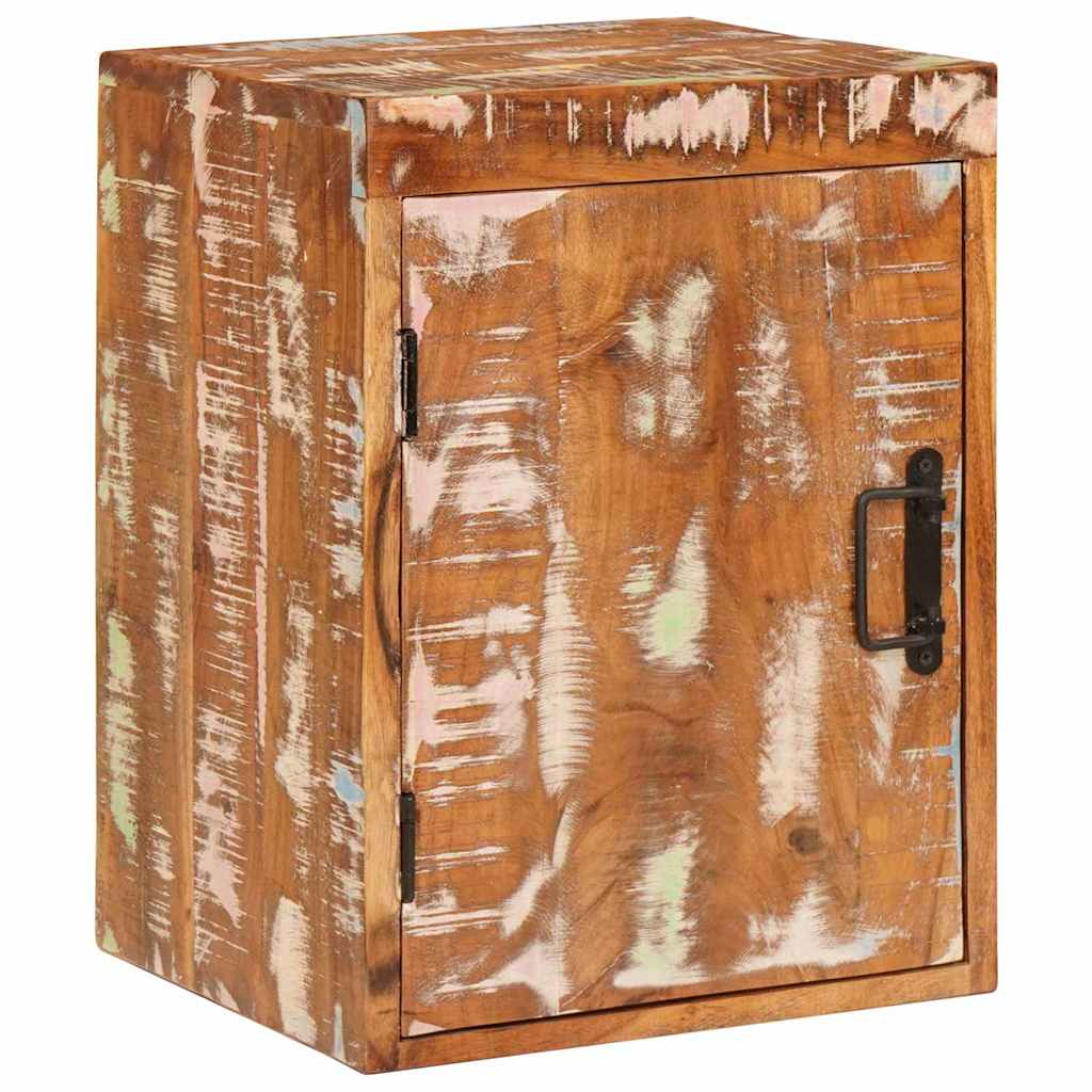 Nightstand Brown 35 X 33 X 48 Cm Solid Wood Reclaimed Wood