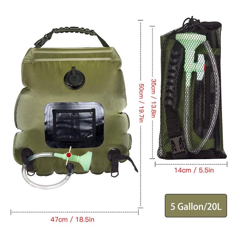 Outdoor Solar Camping Shower Bag