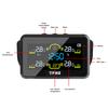 Car Tyre Pressure Monitor Intelligent Tire Pressure Monitoring System T14-1 Temperature Warning Fuel Save With 4 External Sensors Solar TPMS