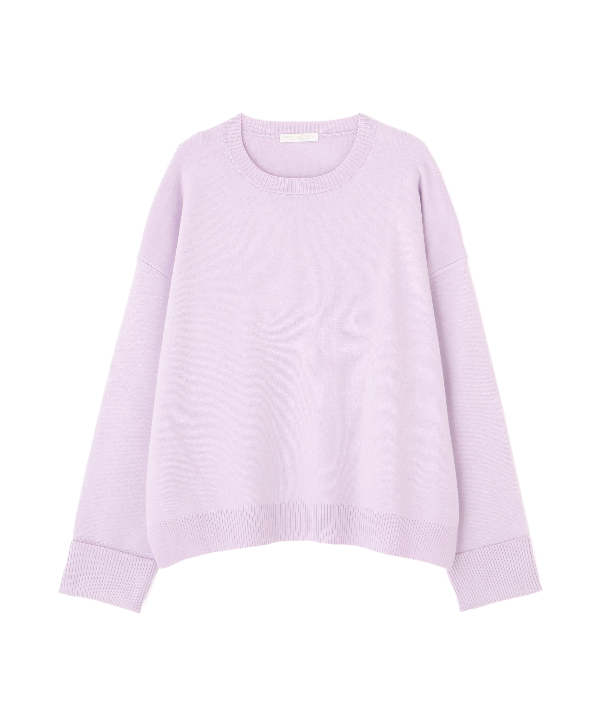 

Proportion Body Dressing Smooth Knit Pullover Lavender Women s Sweater,