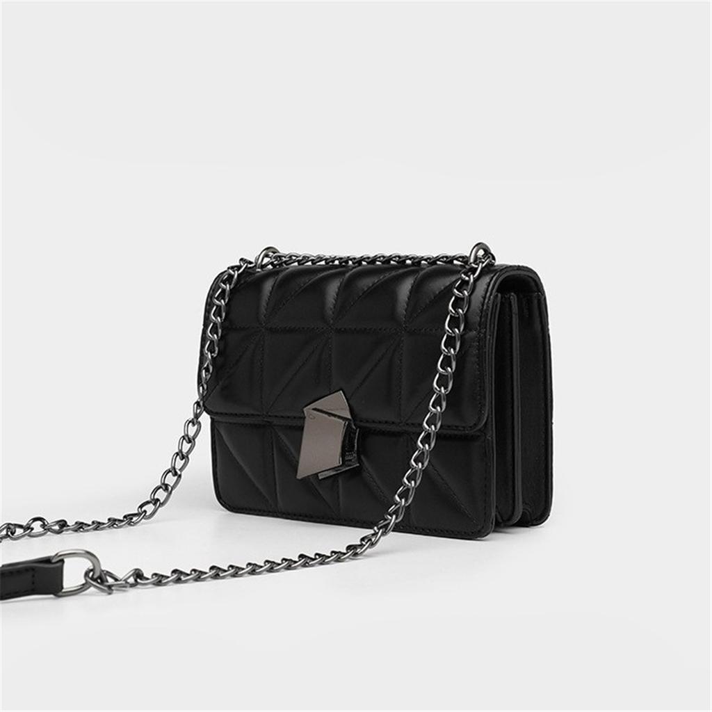 Diamond Chain Shoulder Bag Women's Bag Small Square Bag Temperament Lady Small Fragrance Style Bag Trendy Goddess Small Bag