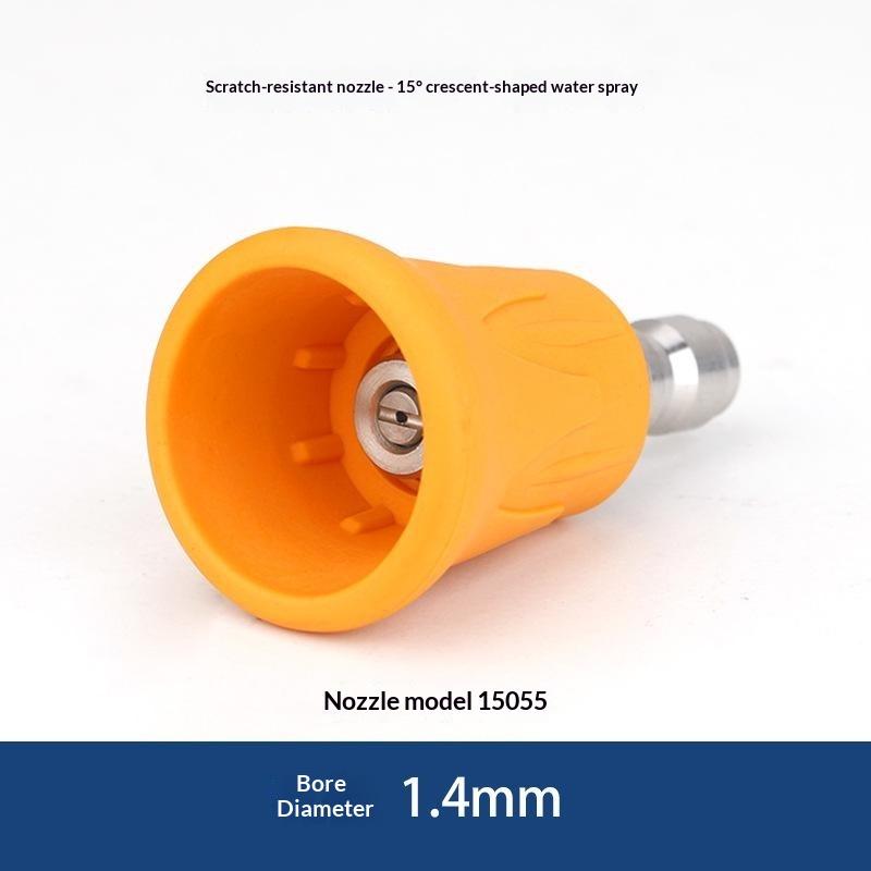 High Pressure Car Washer Nozzle Tips Quick Connect Stainless Steel Sector Sprayer for Auto Detailing Yard Cleaning Use