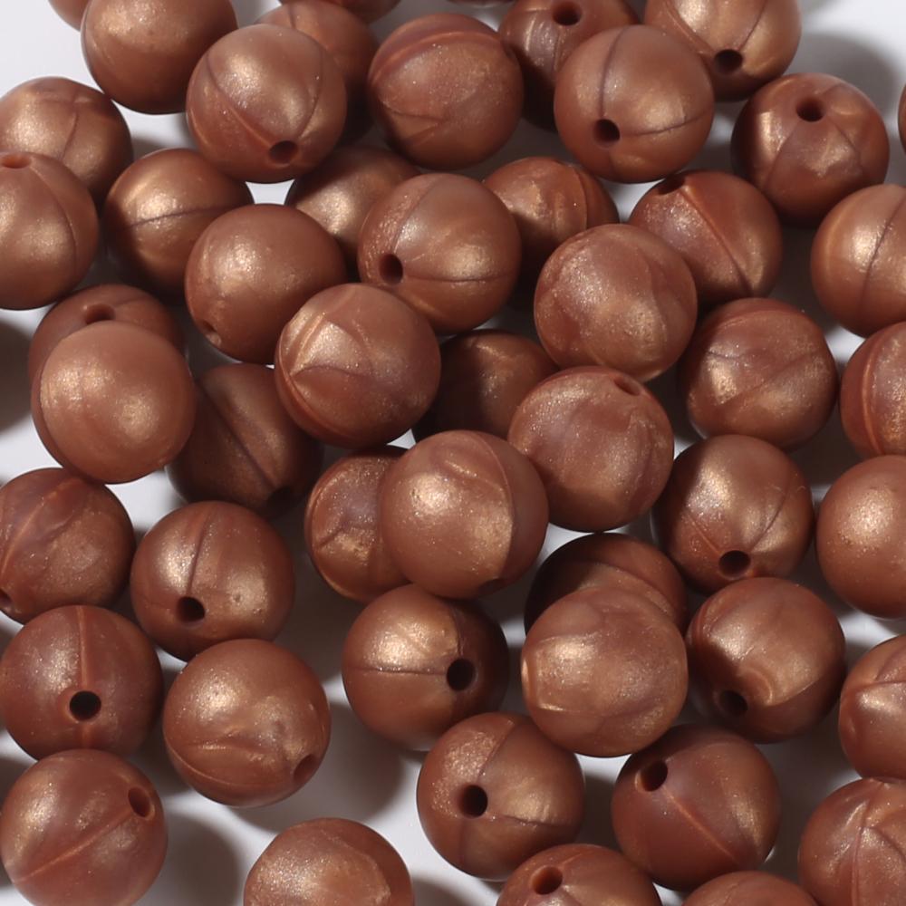 50Pc 12mm 19Color Silicone Round Bead Food Grade Teether Chew Bead For Handmade Baby Pacifier Chain DIY Jewelry Making Accessory