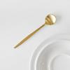Avella Matte Stainless Steel Mini Teaspoon Gold