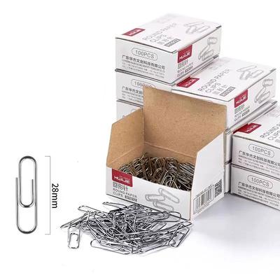 200PCS Trombonnes Métal Argenté Trombonnes pour Documents Marque-page en Acier Inoxydable Organiseurs Fournitures de Bureau École
