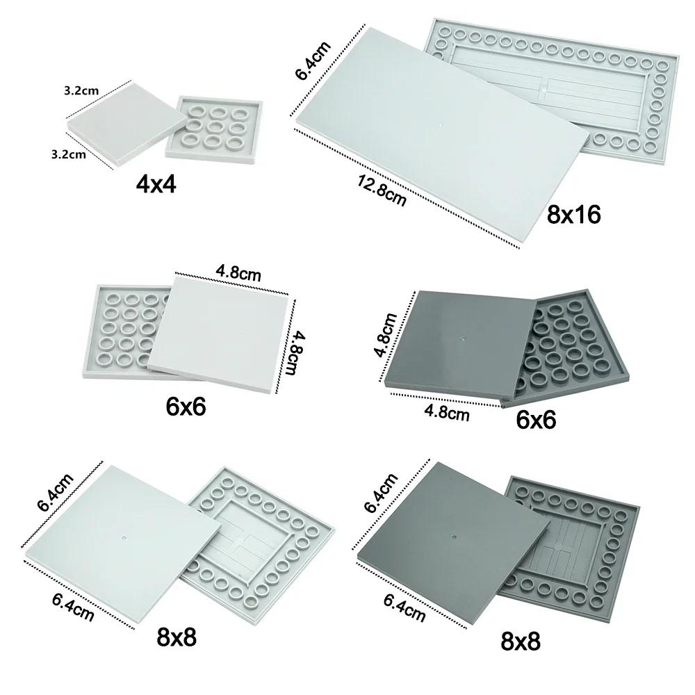 Wucifang Bags Unisex Do-It-Yourself Ceramic Tile Building Blocks My Own Creation Smooth Figures Blocks 4X4 6X6 8X8 8X16 7X7 Fitting 10202 1751 Learning Imaginative