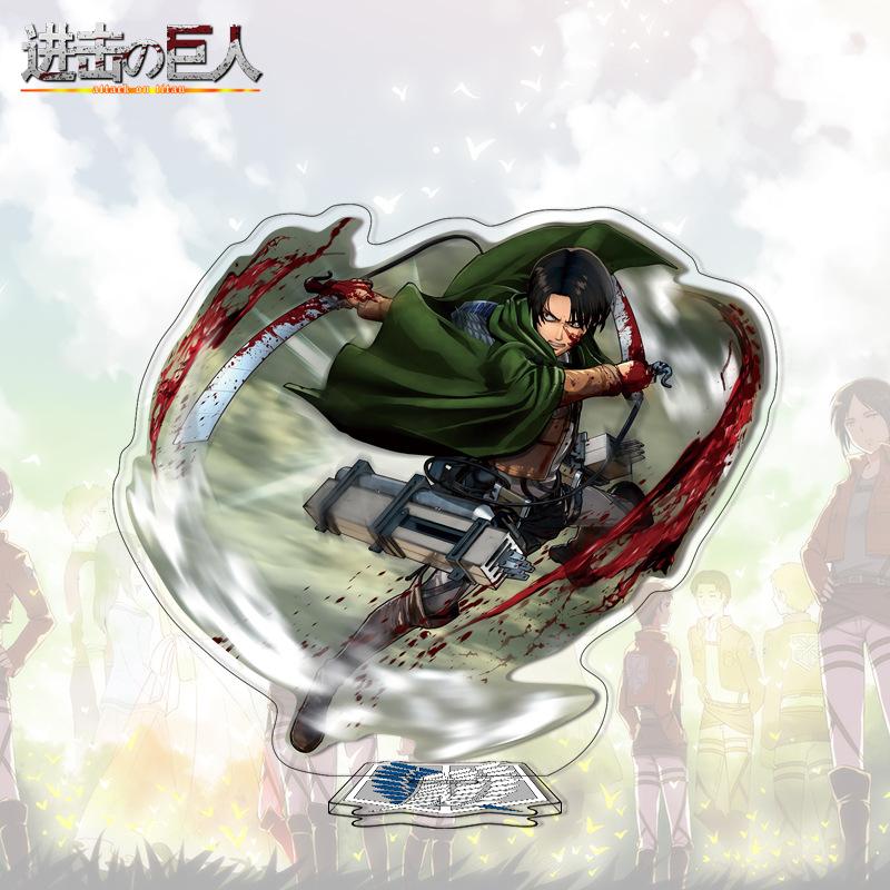Attack on Titan Acrylic Stand Anime Large Stand Cartoon Cute Character Figure Display Stand Anime Merchandise Collectible Gift