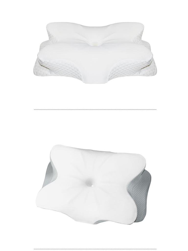 Verdicktes Schmetterling Eis-Seide Memory-Schaum Zervikal Nackenstützkissen Paar