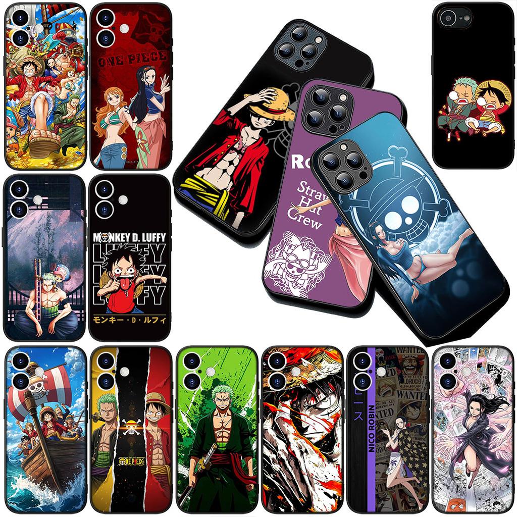 Cover for Apple iPhone 17 Pro XS Max Air 6 7 8 Plus 5 + SE 2022 SE2 16E Phone Case Roronoa Zoro Nico Robin One Luffy Pieces