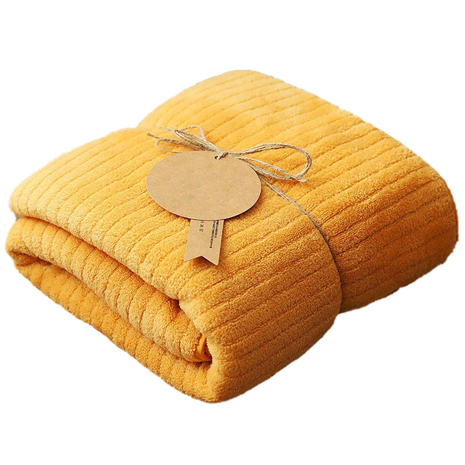 

Microfiber Absorbent Towel Soft Beach Shower Towel Soft Adult Bathroom Quick-drying Towel Bathroom Towels 0cm*160cm One Size жёлтый