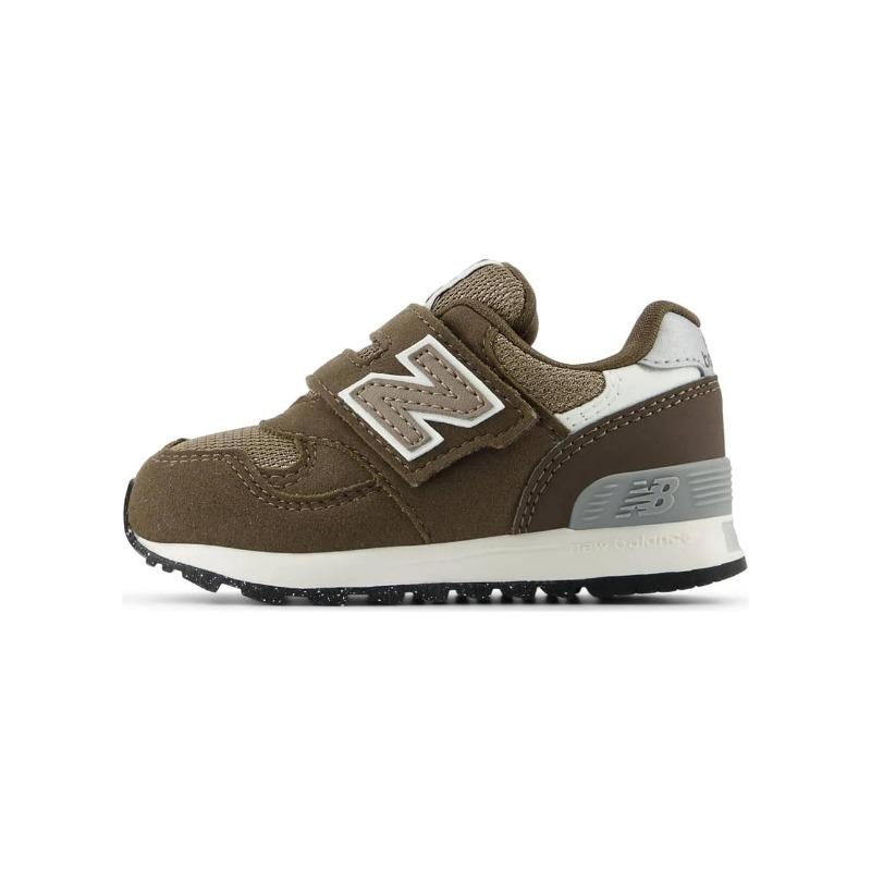 New Balance 313 Детские Коричневые Низкие Ходунки Удобные Прочные Амортизирующие Износостойкие IO313AB2 25