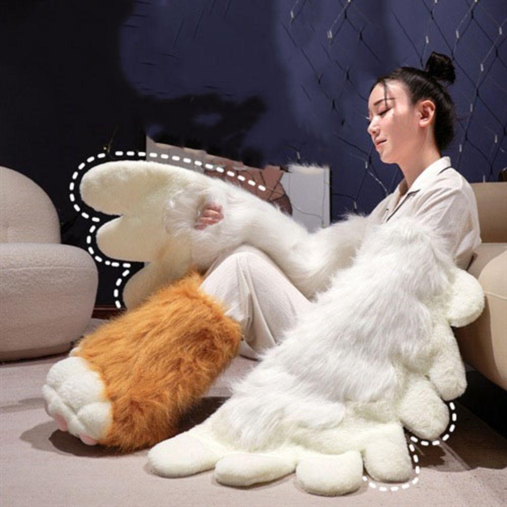 Role Play Girl Plush Animal Wings Furry Dress-Up Wings Costume  for Halloween Party