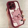 Cute Bear Trend Fashion Applied Apple 11/11/11 Pro Phone Case 11promax1111 Cartoon Soft