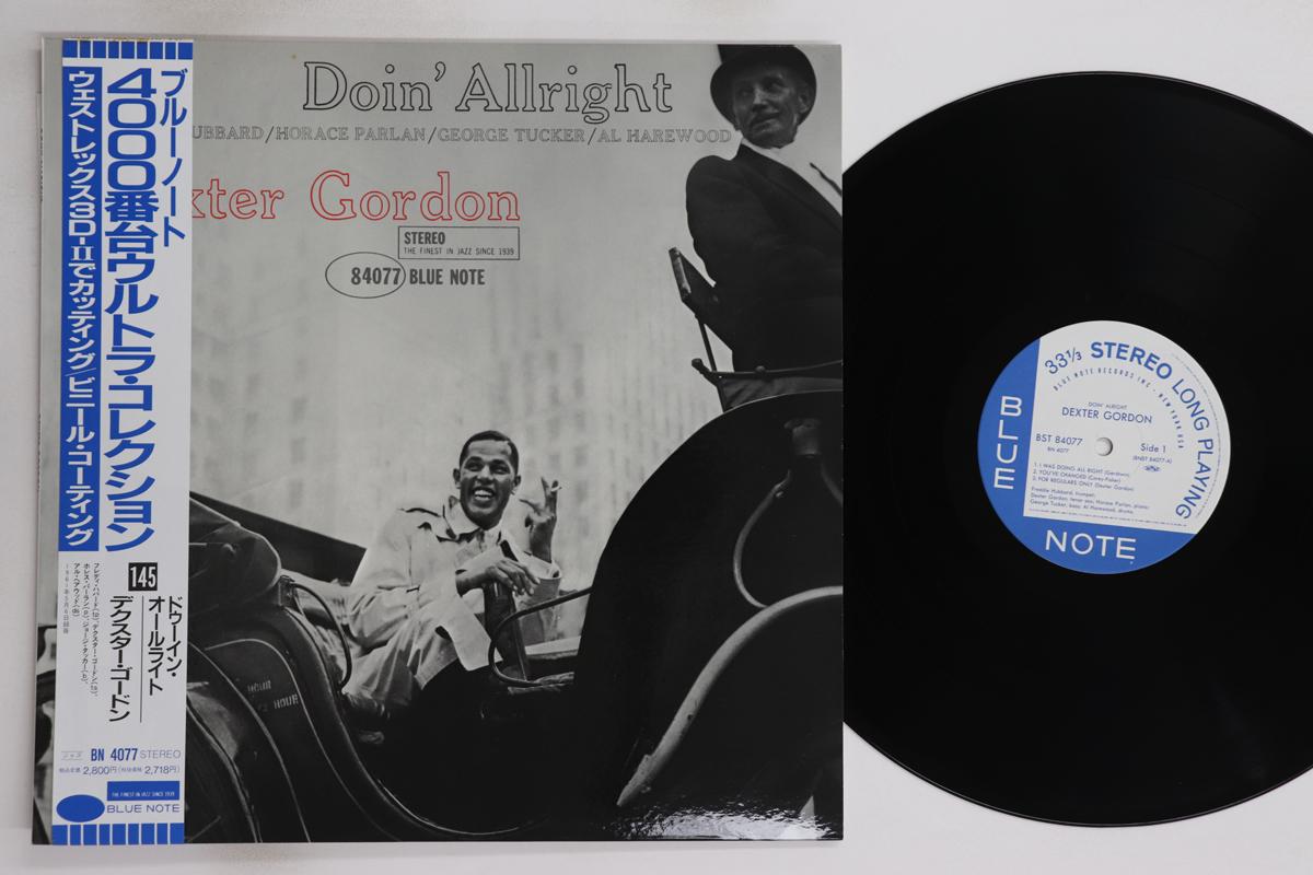 

LP Record DEXTER GORDON - Doin Allright BN4077,BST84077 BLUE NOTE 1992 Japan Obi Jazz Used